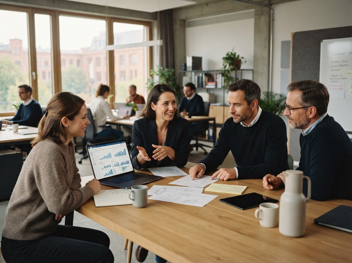 Qyxavoren Team bei der Entwicklung der Analysemodelle